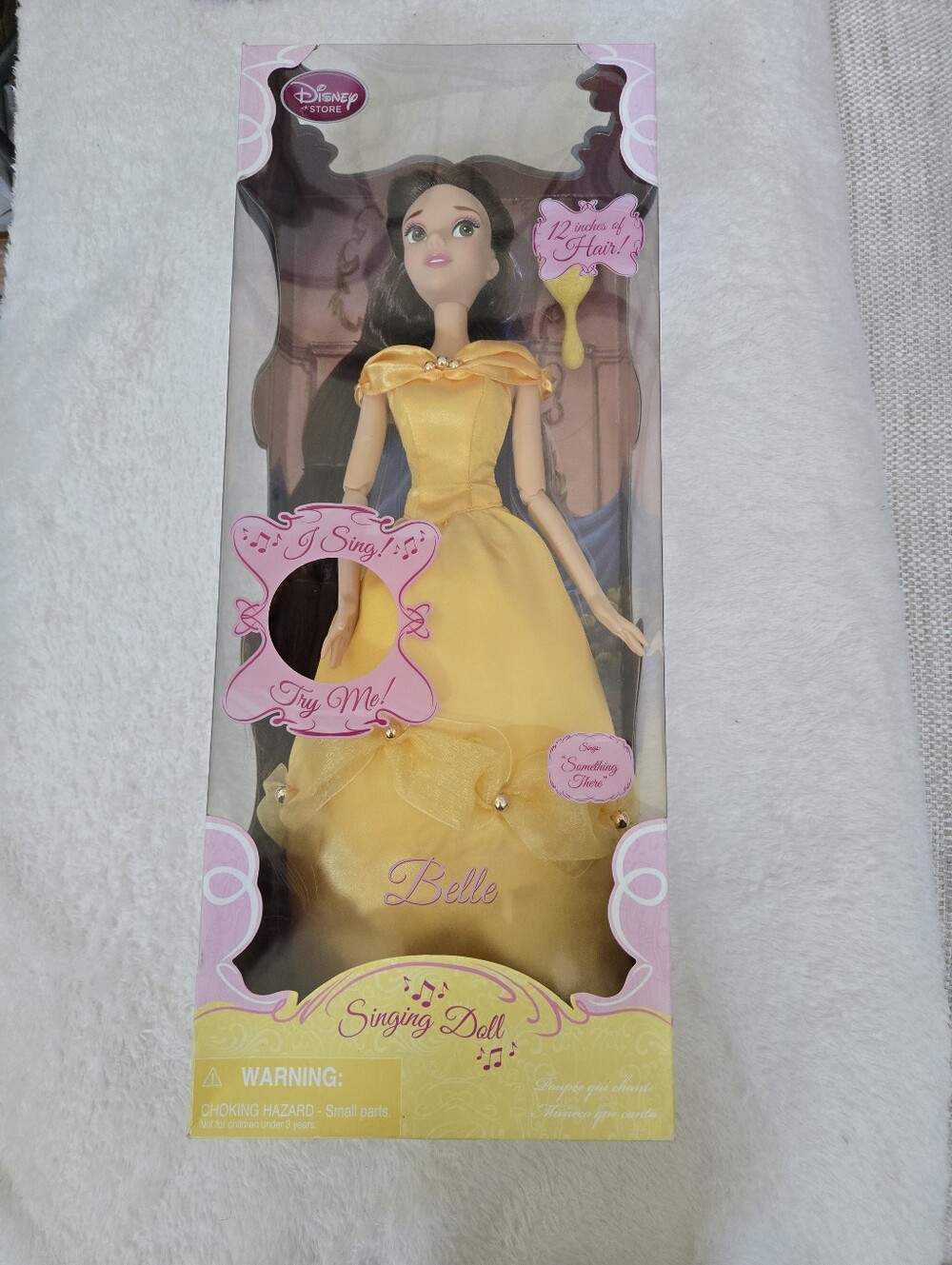 Disney Belle Yellow Ball Gown Singing Doll